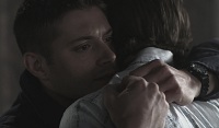 Dean hugs Sam after selling his soul...